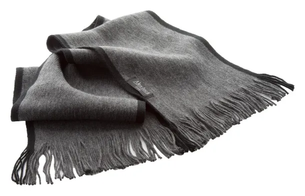 Luomo men's scarf Dark grey Black