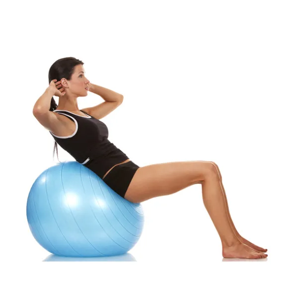 FITBALL gymnastic ball for exercises Blue