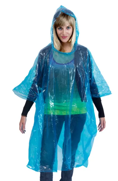 Storm poncho keyring Blue