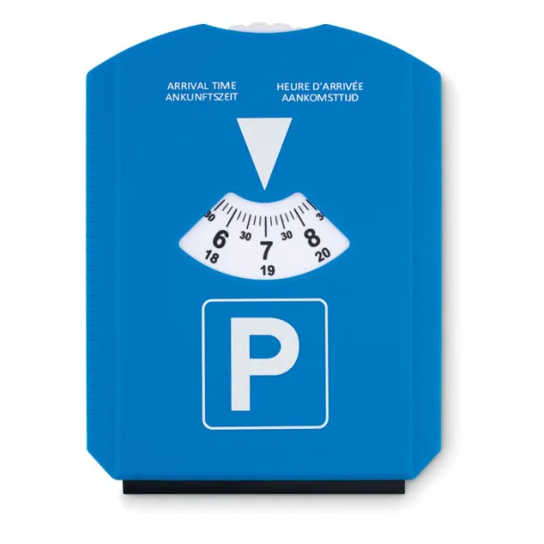 PARK &  SCRAP Ice scraper in parking card Blue