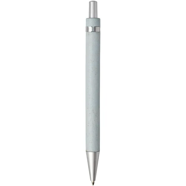 Tidore wheat straw click action ballpoint pen Light blue
