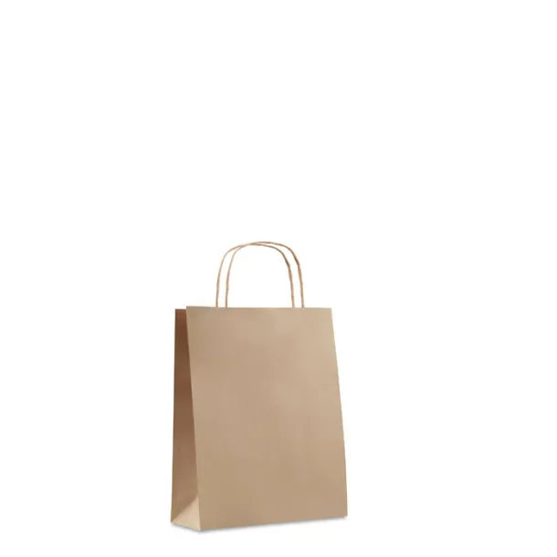 PAPER TONE S Small Gift paper bag 90 gr/m² Beige