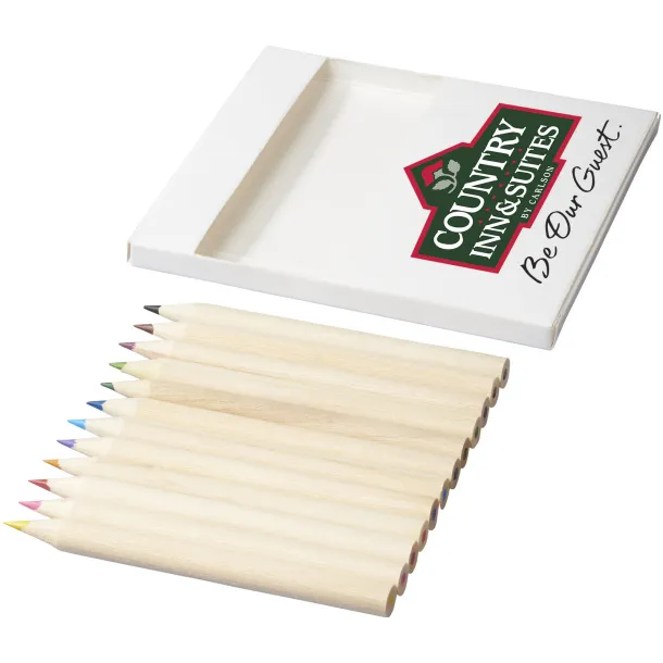 Doris 22-piece colouring set and doodling paper - Bullet White