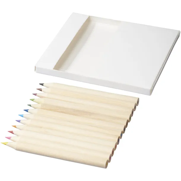 Doris 22-piece colouring set and doodling paper - Bullet White