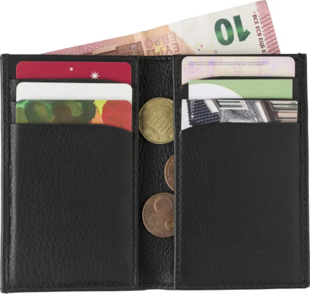  Split leather credit card wallet Roy