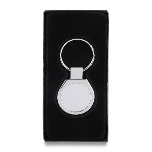 METAL PROMO metal key ring Silver