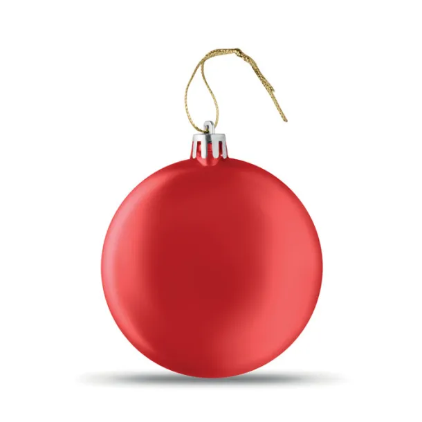 LIA BALL Flat Christmas bauble Red