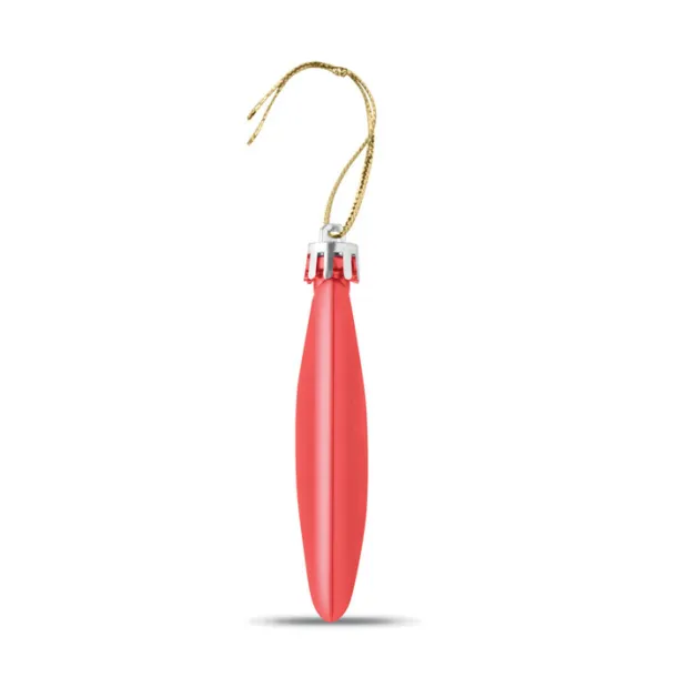 LIA BALL Flat Christmas bauble Red