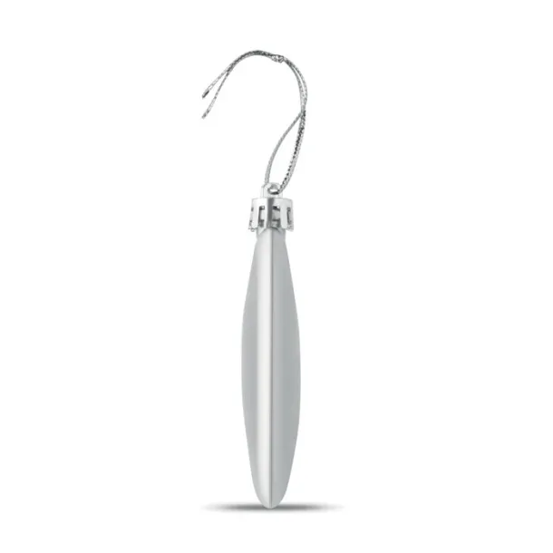 LIA BALL Flat Christmas bauble Silver