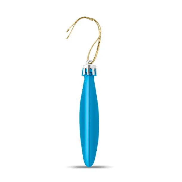 LIA BALL Flat Christmas bauble Royal blue