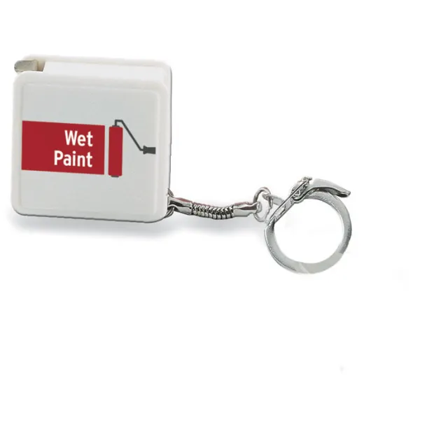 WATFORD Key ring w/ flexible ruler White