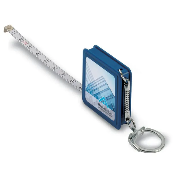 WATFORD Key ring w/ flexible ruler Blue