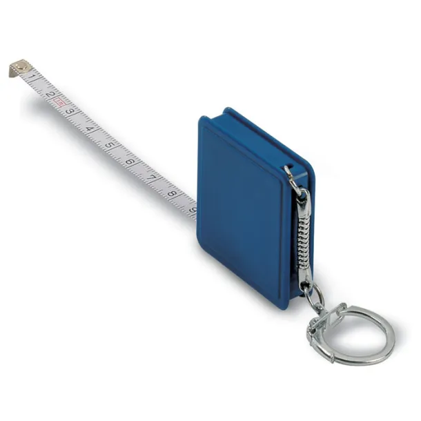 WATFORD Key ring w/ flexible ruler Blue