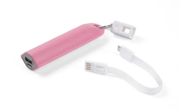 TINATI prijenosna baterija, 2 600 mAh Roza