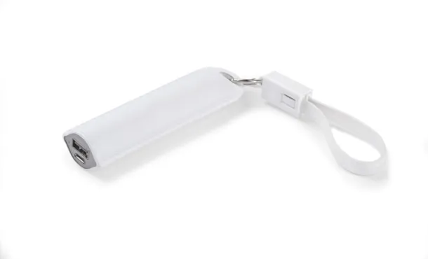 TINATI prijenosna baterija, 2 600 mAh Bijela