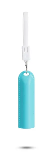 TINATI prijenosna baterija, 2600 mAh Tirkizna