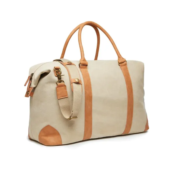  VINGA Bosler canvas dufflebag - Vinga beige