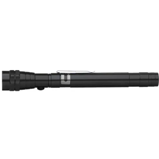  Tool set, 3 LED telescopic torch, screwdriver 8 el. black