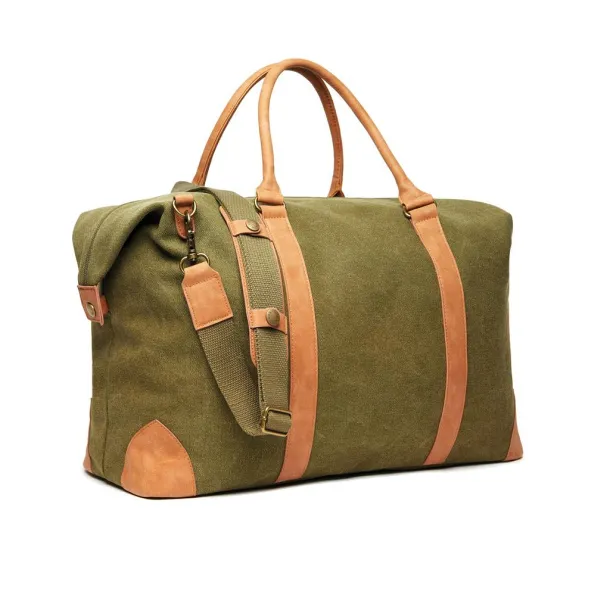  VINGA Bosler canvas dufflebag - Vinga Green 