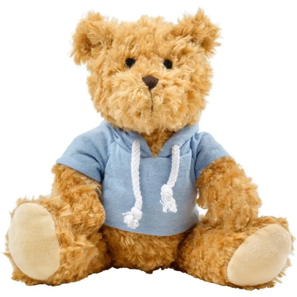  Teddy bear with hoodie light blue