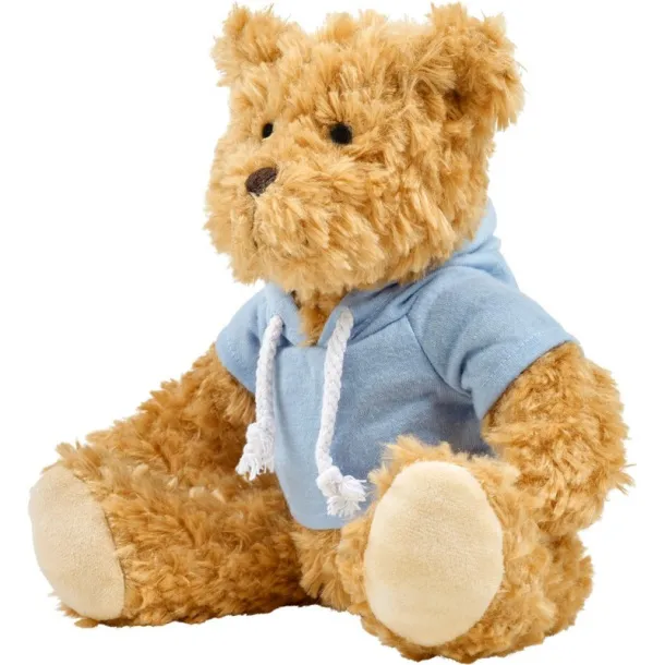  Teddy bear with hoodie light blue