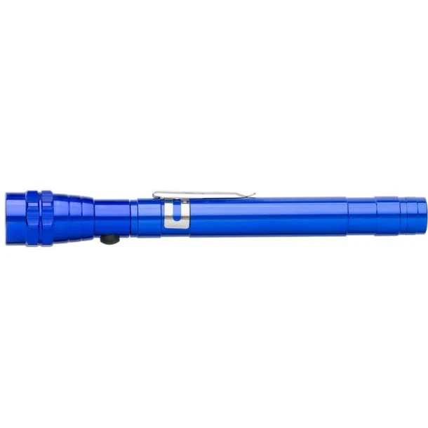  Tool set, 3 LED telescopic torch, screwdriver 8 el. blue