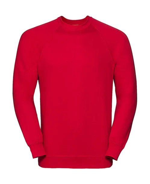  Klasični raglan pulover, 295 g/m² - Russell  Klasična crvena
