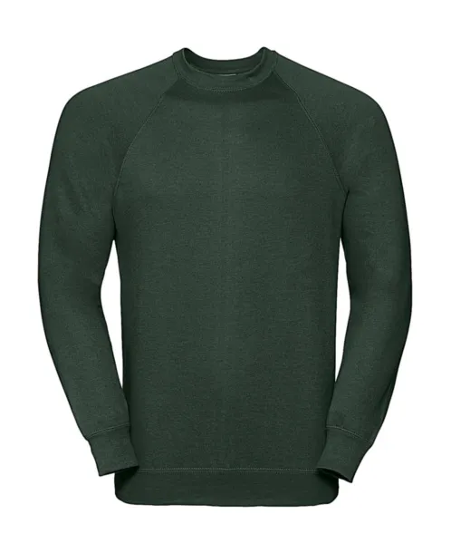  Klasični raglan pulover, 295 g/m² - Russell  Zelena