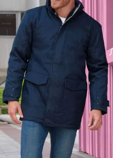 SOL'S RECORD UNISEX FLEECE LINED PADDED PARKA - SOL'S Navy
