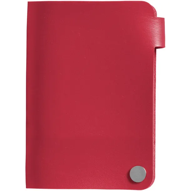 Valencia card holder with 10 slots - Bullet Red