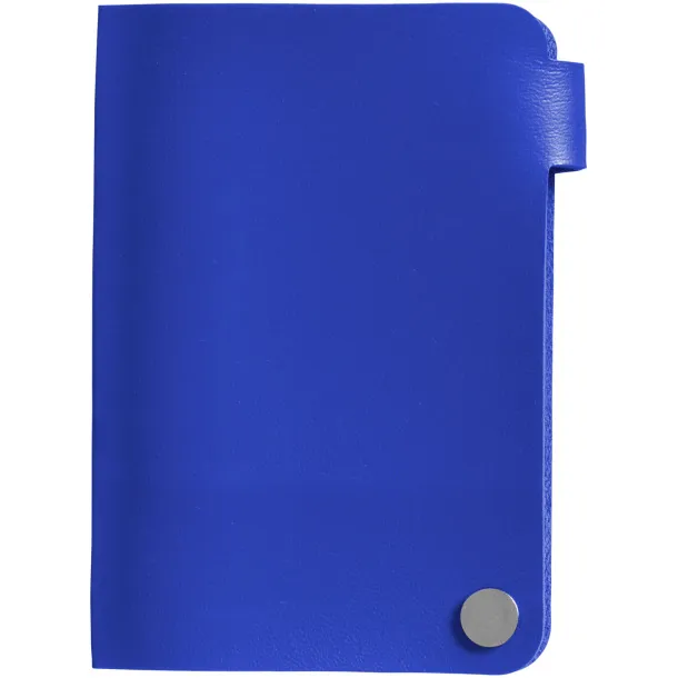 Valencia card holder with 10 slots - Bullet Royal blue