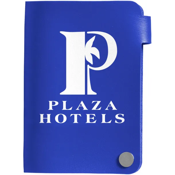 Valencia card holder with 10 slots - Bullet Royal blue