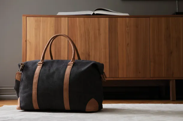  VINGA Bosler canvas dufflebag - Vinga Crna