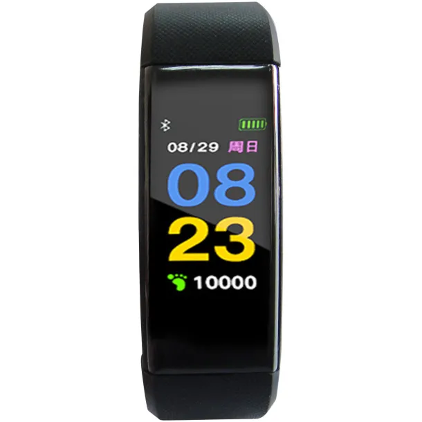 Prixton smartband AT801T with thermometer - Prixton Solid black