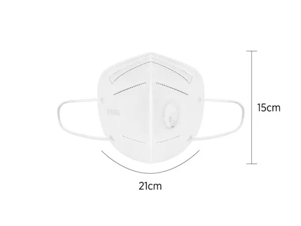 PRO SAFE KN95 VENT Disposable face mask KN95 with valve White