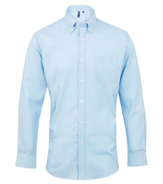  MEN’S LONG SLEEVE SIGNATURE OXFORD SHIRT - Premier Light Blue