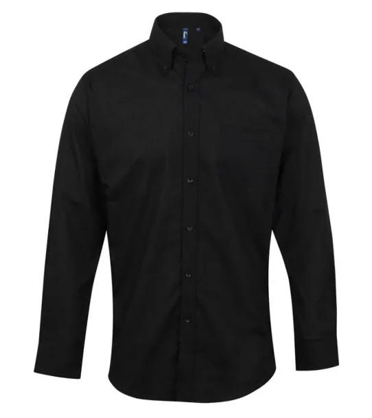  MEN’S LONG SLEEVE SIGNATURE OXFORD SHIRT - Premier Black