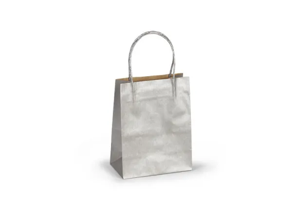 LOLA MINI paper bag - BRUNO Silver