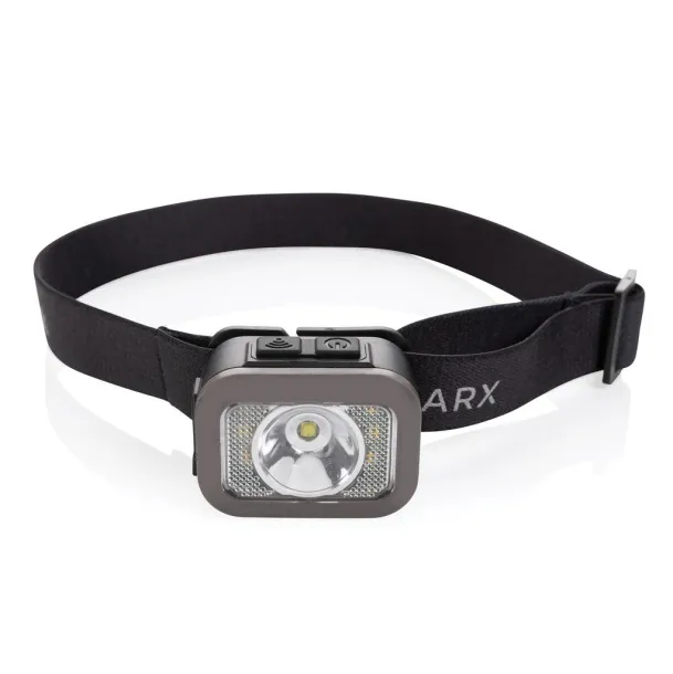  Gear X RCS rPlastic heavy duty head torch - GearX Black Grey