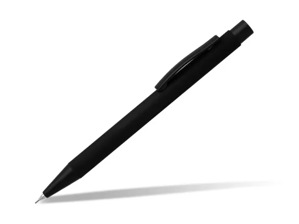 TITANIUM JET BLACK M Metal mechanical pencil, soft touch Black