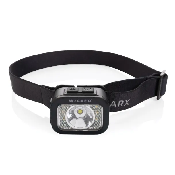  Gear X RCS rPlastic heavy duty head torch - GearX Black Grey