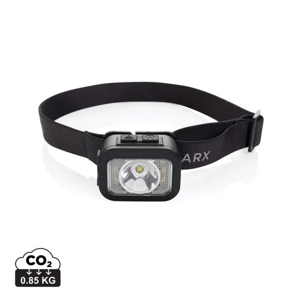  Gear X RCS rPlastic heavy duty head torch - GearX Black Grey