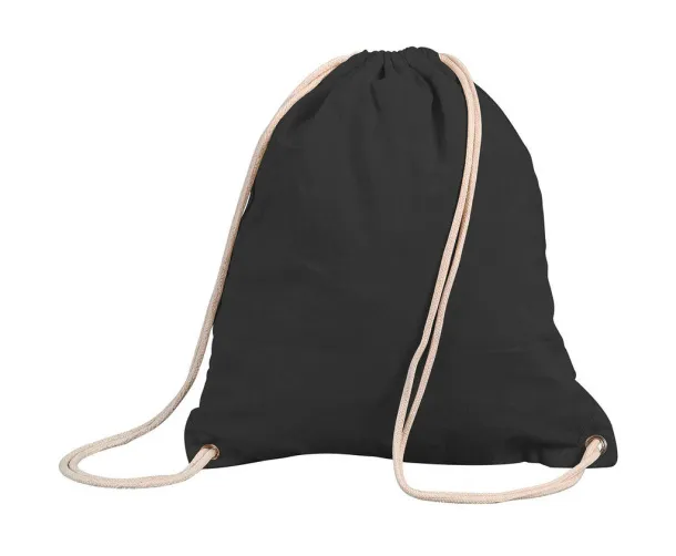  Stafford Cotton Drawstring Tote - Shugon Black