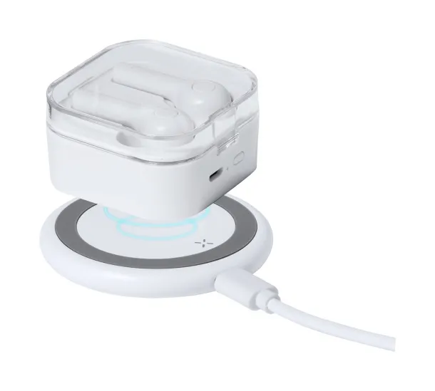 Joyce magnetic wireless charger White