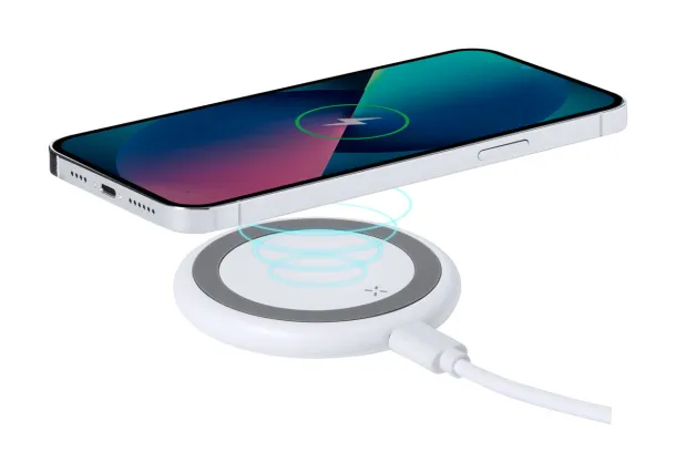 Joyce magnetic wireless charger White