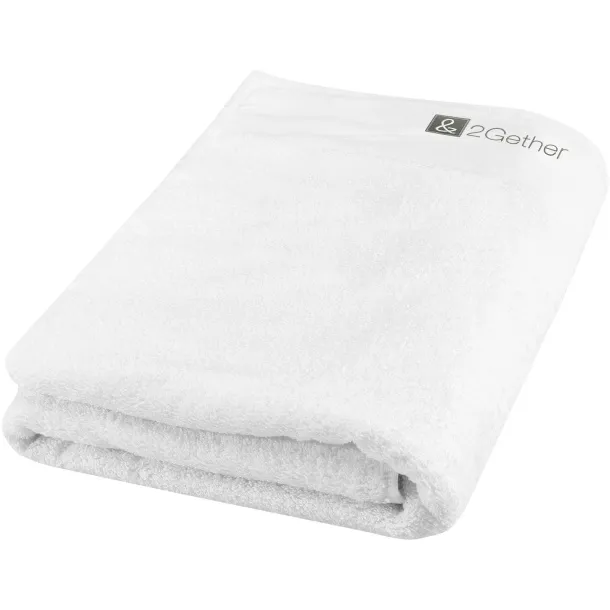 Ellie 550 g/m² cotton bath towel 70x140 cm - Seasons White