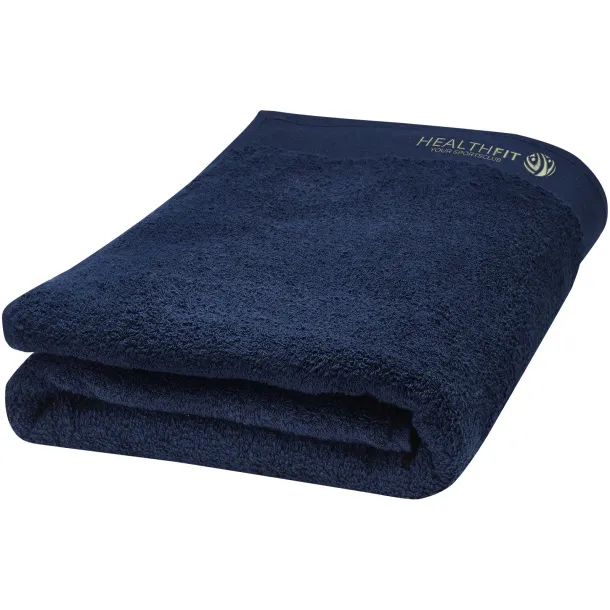 Ellie 550 g/m² cotton bath towel 70x140 cm - Seasons Navy Blue