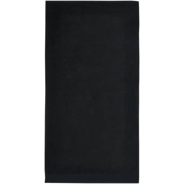 Ellie 550 g/m² cotton bath towel 70x140 cm - Seasons Solid black