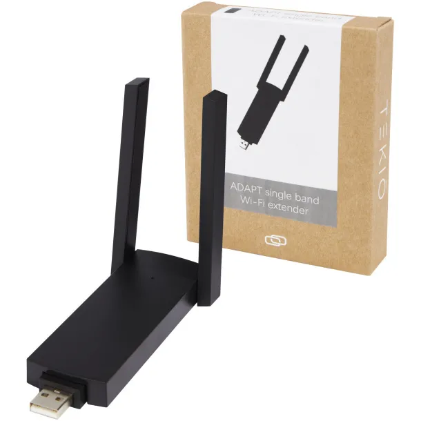 ADAPT single band Wi-Fi extender - Tekiō® Solid black