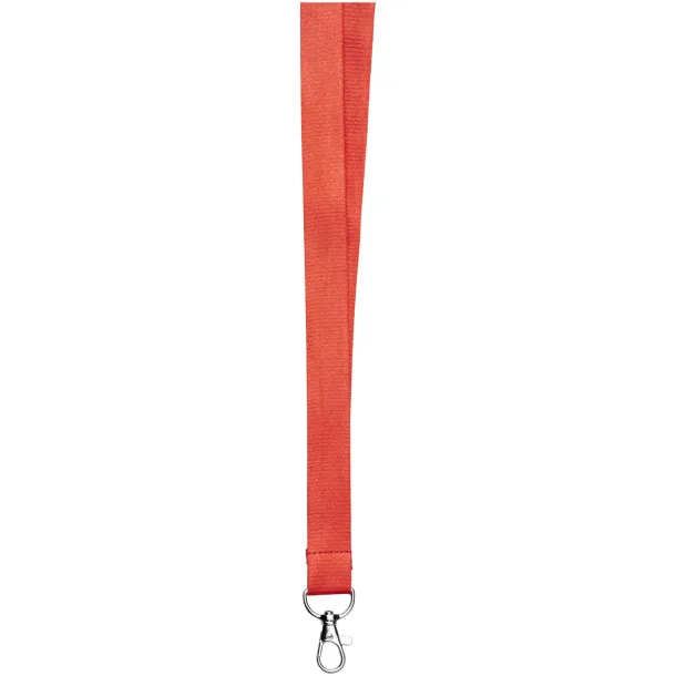 Julian bamboo lanyard with safety clip Red